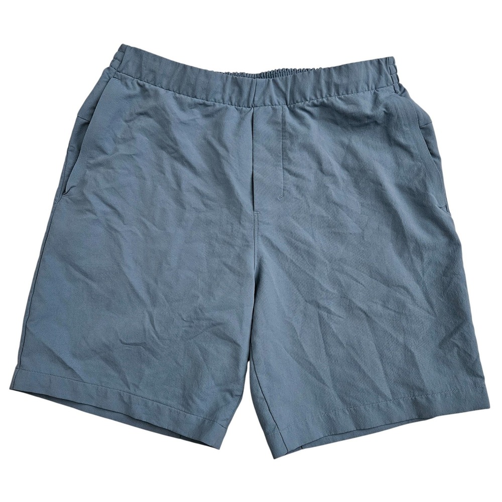 Lululemon (Men's Medium)‎ New Venture Shorts Blue Drawstring 8" Inseam Stretch